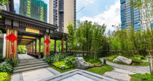 泰禾世茂佛山院子实景图