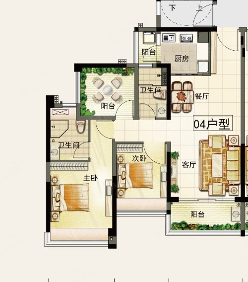 颐安灏景湾户型图