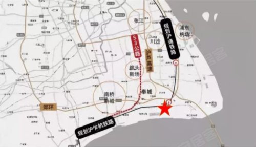 得益于s3和东海二桥的规划,临港蓝湾国际社区将成为临港连接上海