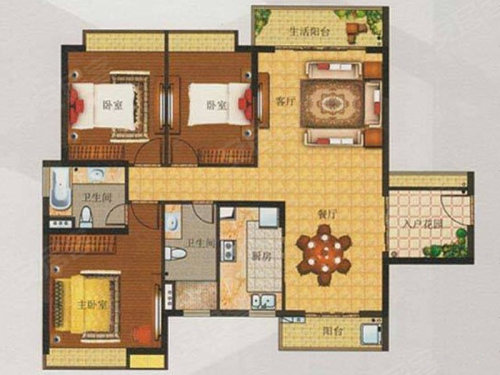 新福港鼎峰户型图