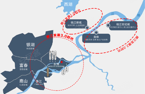 三江汇流 一刻滨江 东洲岛流量红盘即上线