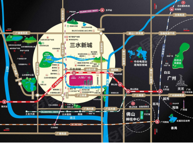 单合同,毛胚,9字头,今天三水新城这个盘"火"了