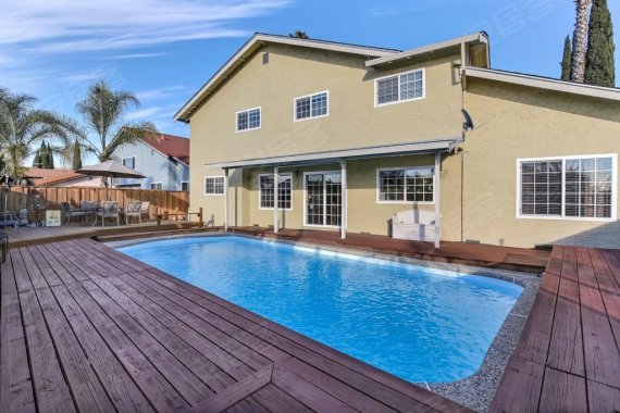 圣何塞硅谷首都圣荷西满分学区山景别墅房价,