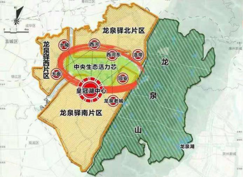规划图(来源于网络,皇冠湖应为东安湖)