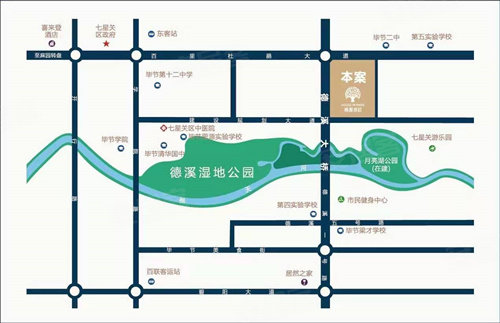 户户送地暖  桃源溪居,位于毕节主城干线百里杜鹃大道以南的德溪新区