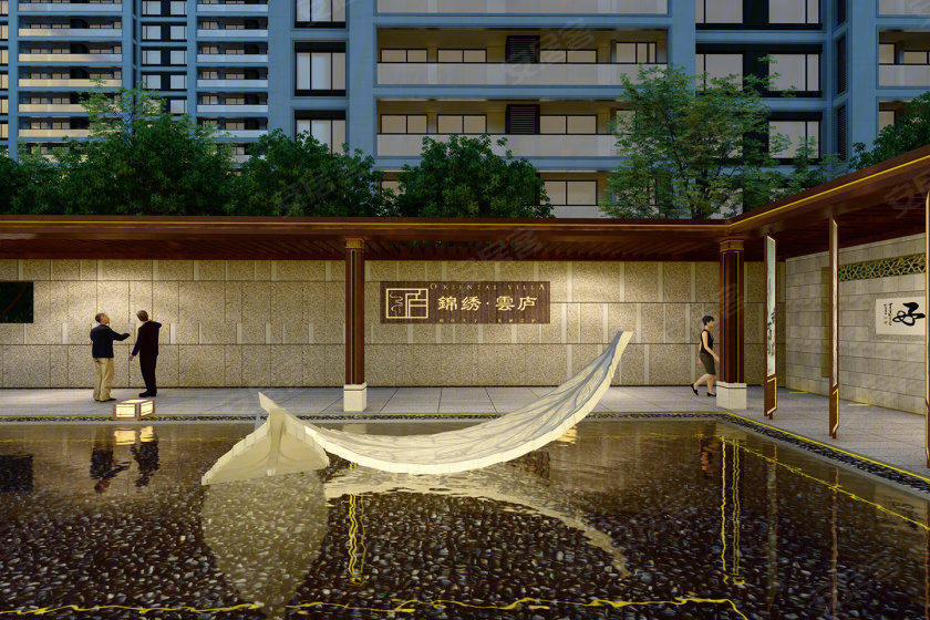 一环 三轴 六养景观构架—锦绣云庐