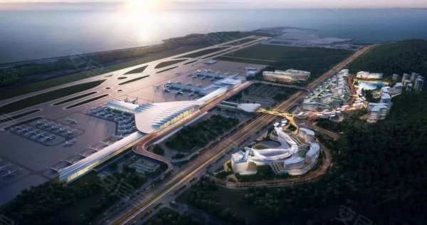 珠海机场扩建后效果图