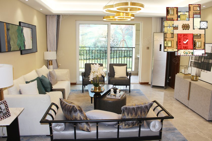 浐灞世博园旁瞰景府邸 中南樾府143㎡样板间赏