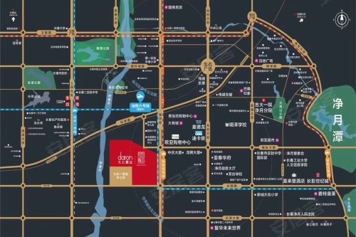 轨道交通方面,轻轨四号线延长线过本项目,地铁六号线途径该区域,与