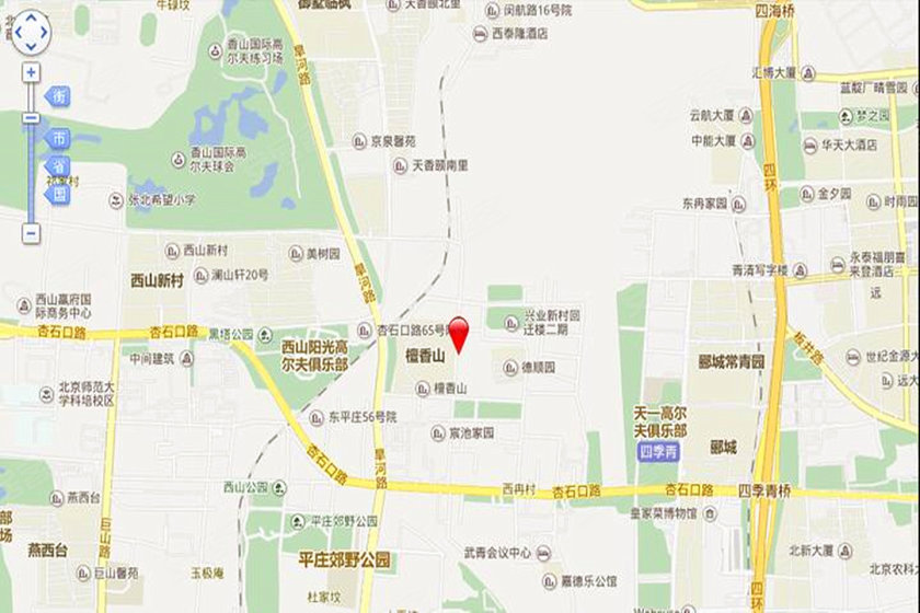 02 14 地理位置 香山四季位于西四环和西五环之间,临近西四环四季青