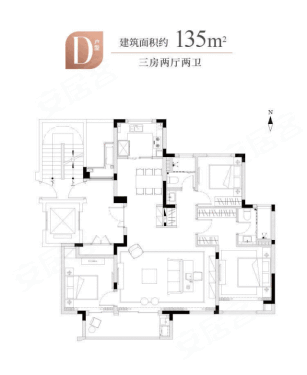 户型 户型图 平面图 640_783 gif 动态图 动图