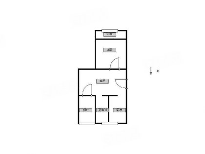 2室 无遮挡 宽敞明亮!,都市宜家苑二手房-上海安