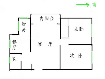 业主降价30万长寿路繁华地段!1梯2户得房率高