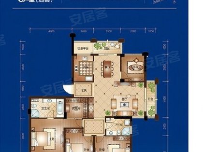 8分钟直达钱江新城 超高得房率小高层大四房 
