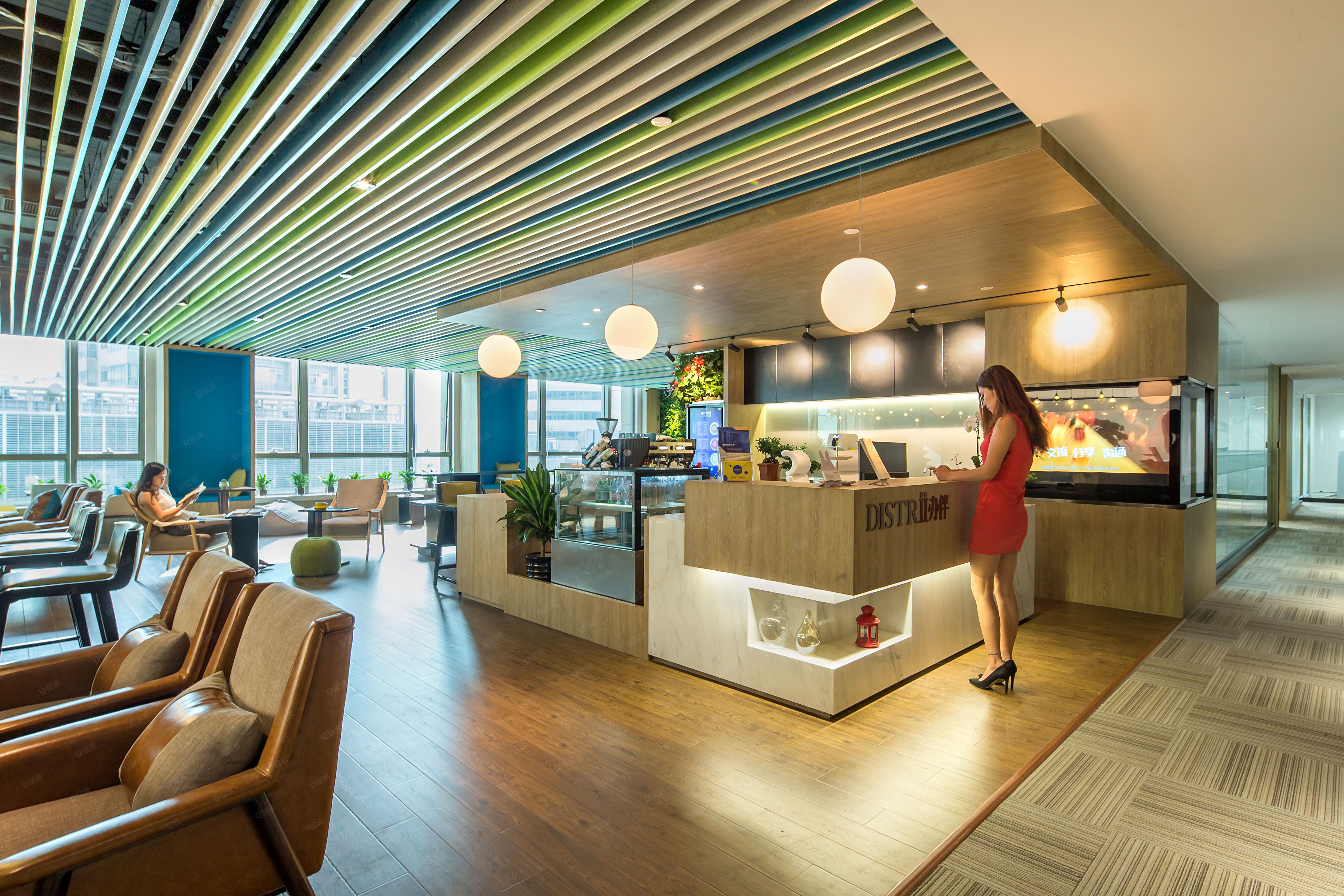 北京西路嘉地中心办公开放工位