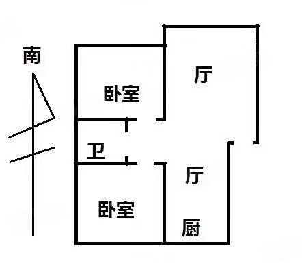 田字格户型图图片