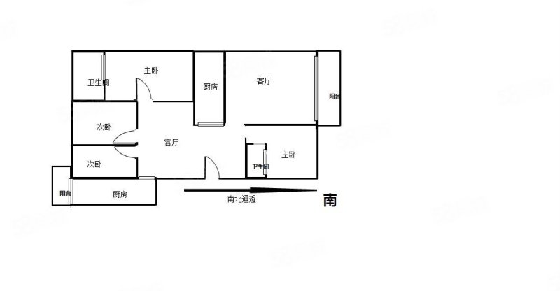 御湖半山6室2厅3卫176.76㎡南北388万