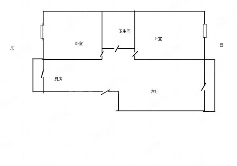 绿荫芳邻2室2厅1卫116㎡东西88万