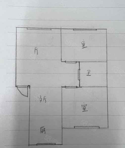 圣贤雅居(二期)2室2厅1卫81㎡南北37.8万