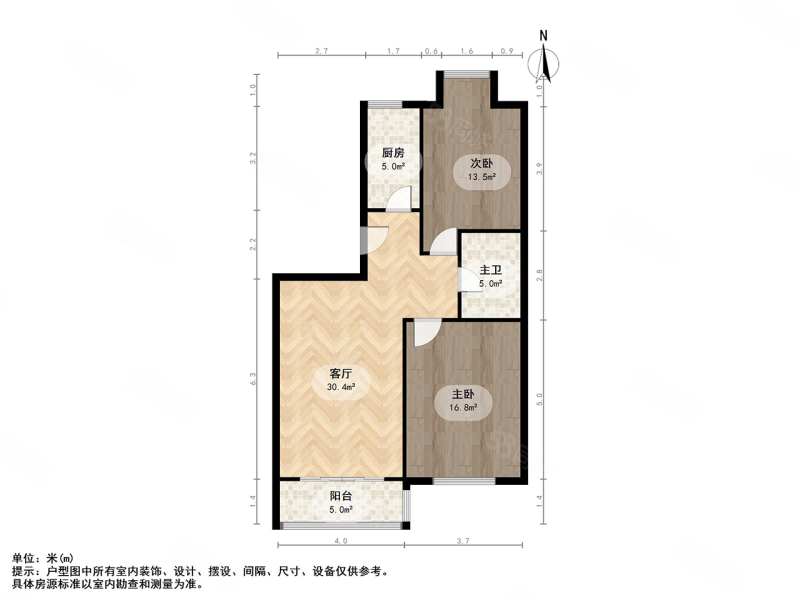 西韩新苑2室1厅1卫93㎡南北148万