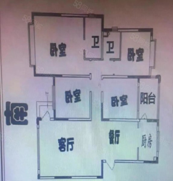 鑫益龙江雅苑4室2厅2卫144.7㎡南北170万