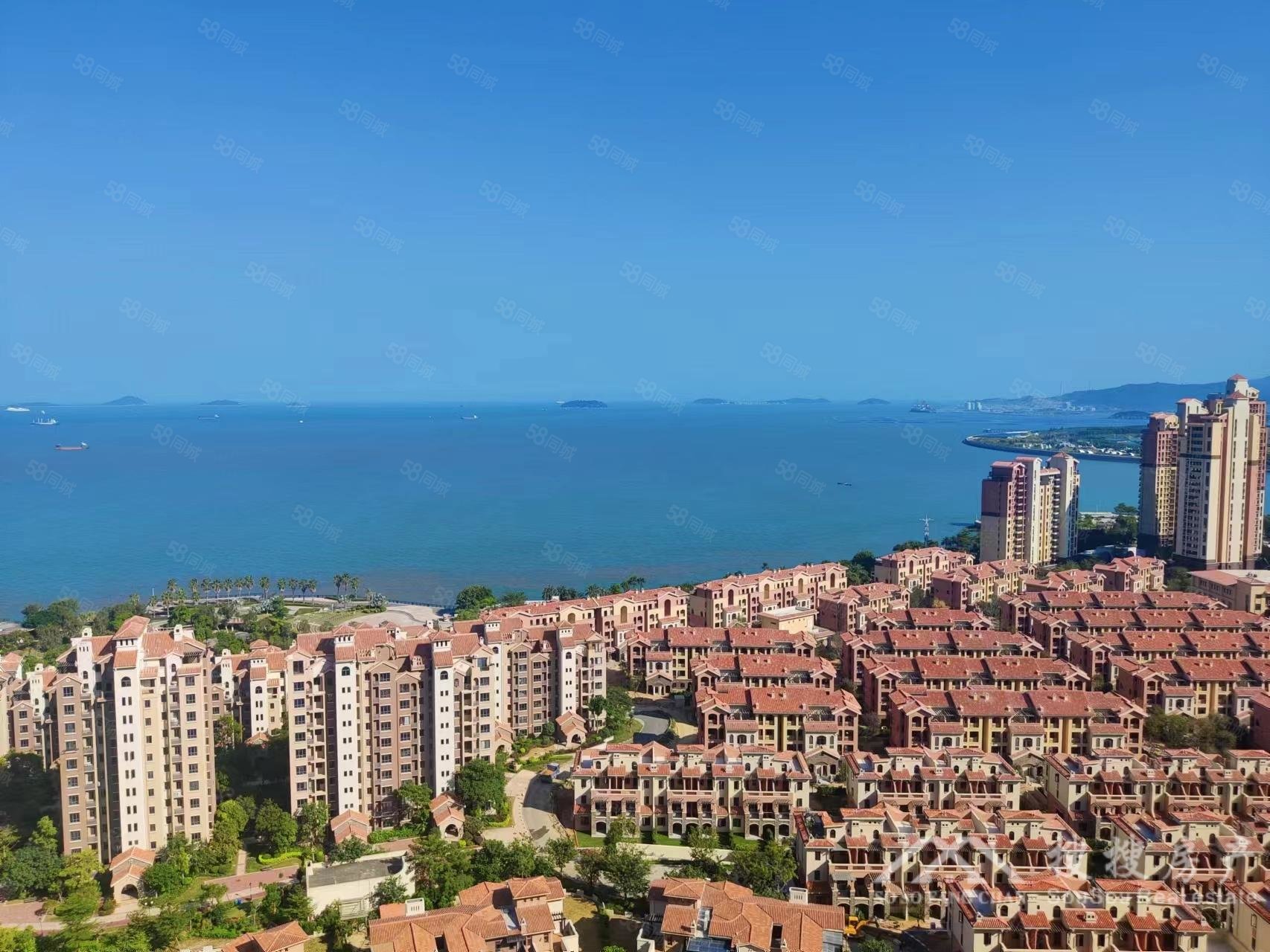 漳州港招商卡达凯斯顶层复式一线海景房超大海景露台