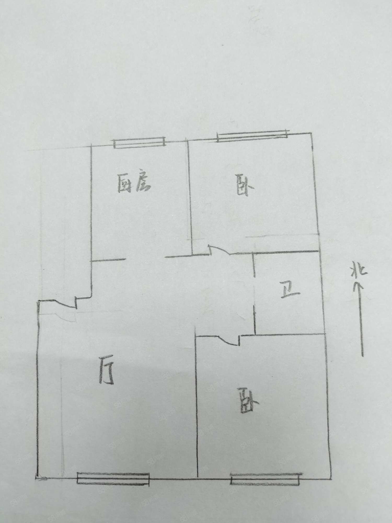 博客地带2室1厅1卫81.95㎡南北62.5万