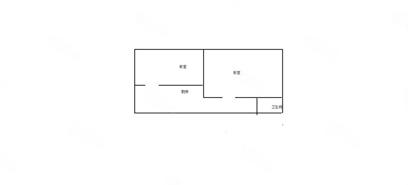 亚麻小区(北区)2室1厅1卫48㎡南北53万