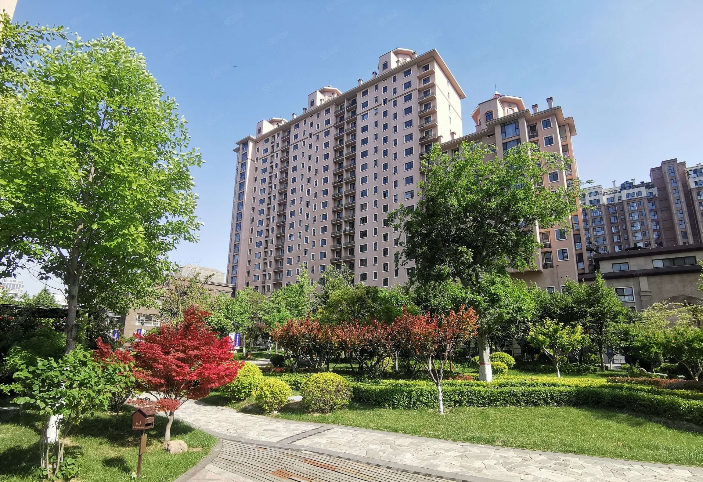 公园包围园林小区,精装四室 落地窗 赋海世家近,麒麟公馆-潍坊58同城