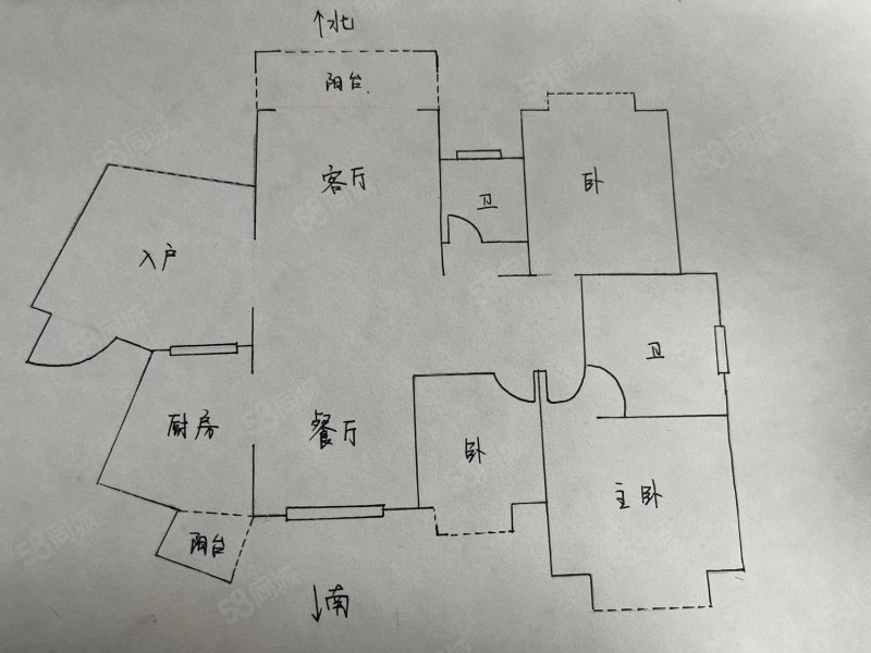 阳光海岸二期大三房送大入户花园.