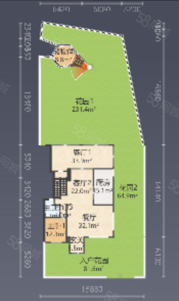 武夷山碧桂园7室3厅5卫500㎡南418万