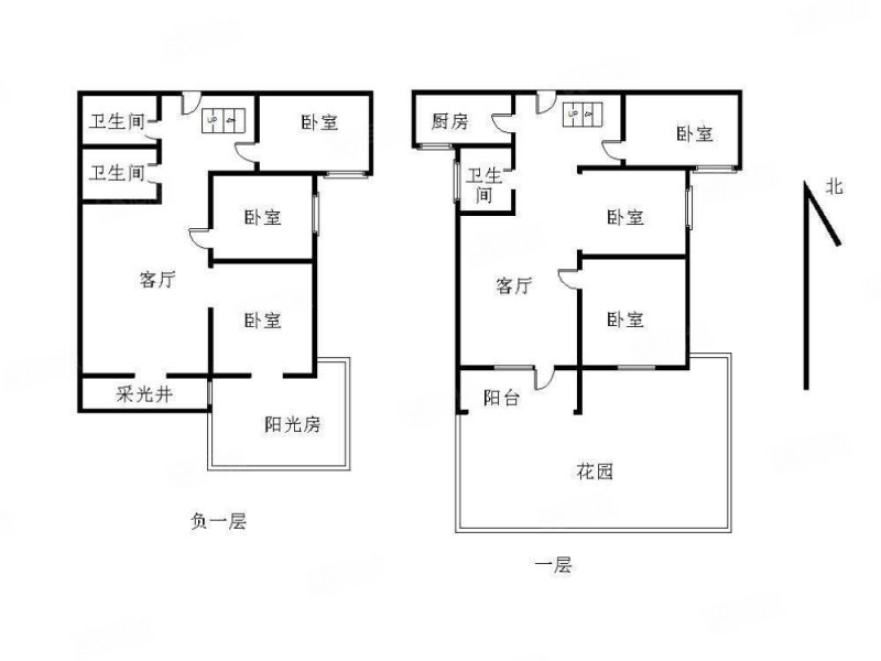 瑞江瀛洲花园3室2厅2卫216.7㎡南150万