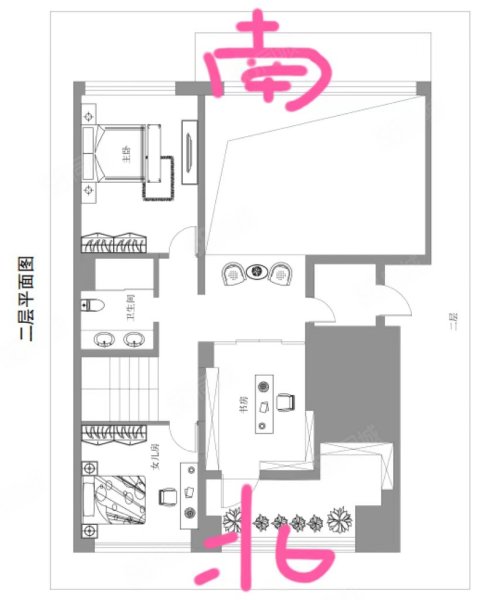 富春和园(公寓住宅)4室2厅3卫251.09㎡南北690万