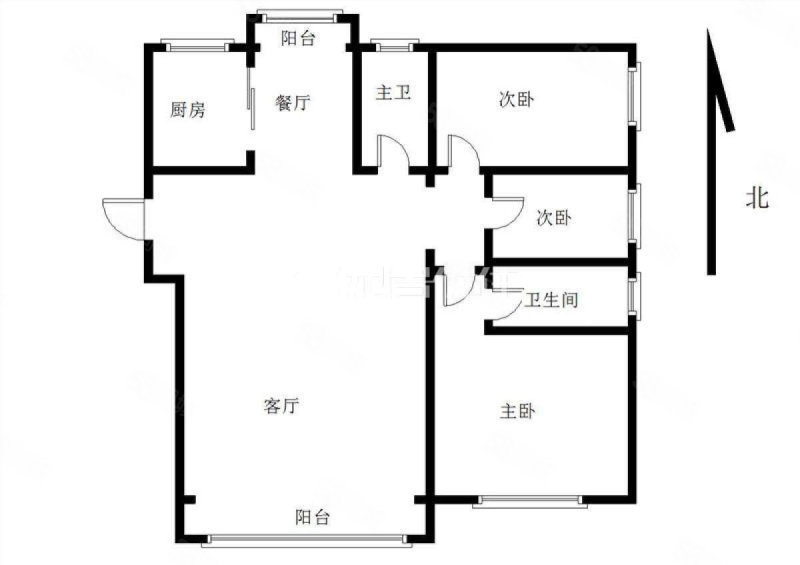 美韵家园3室2厅2卫143.29㎡南北78万