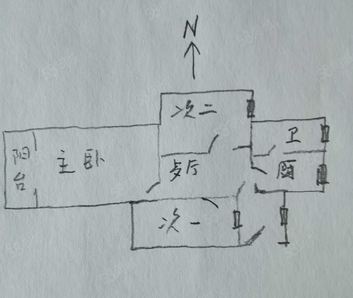 珠碧苑3室2厅1卫59.16㎡西228万