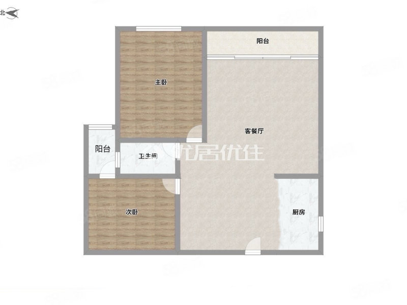 隆源雅居2室1厅1卫82.22㎡南77.5万