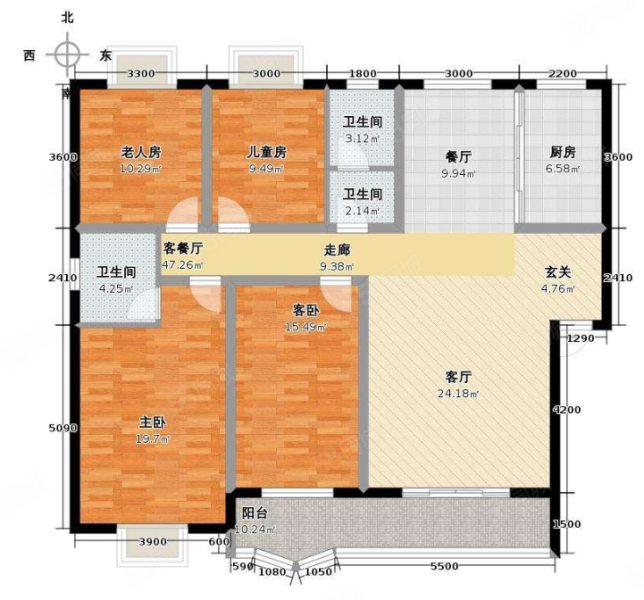 173万 世纪花城 精装修 住房 朝南 诚心出售 价格可
