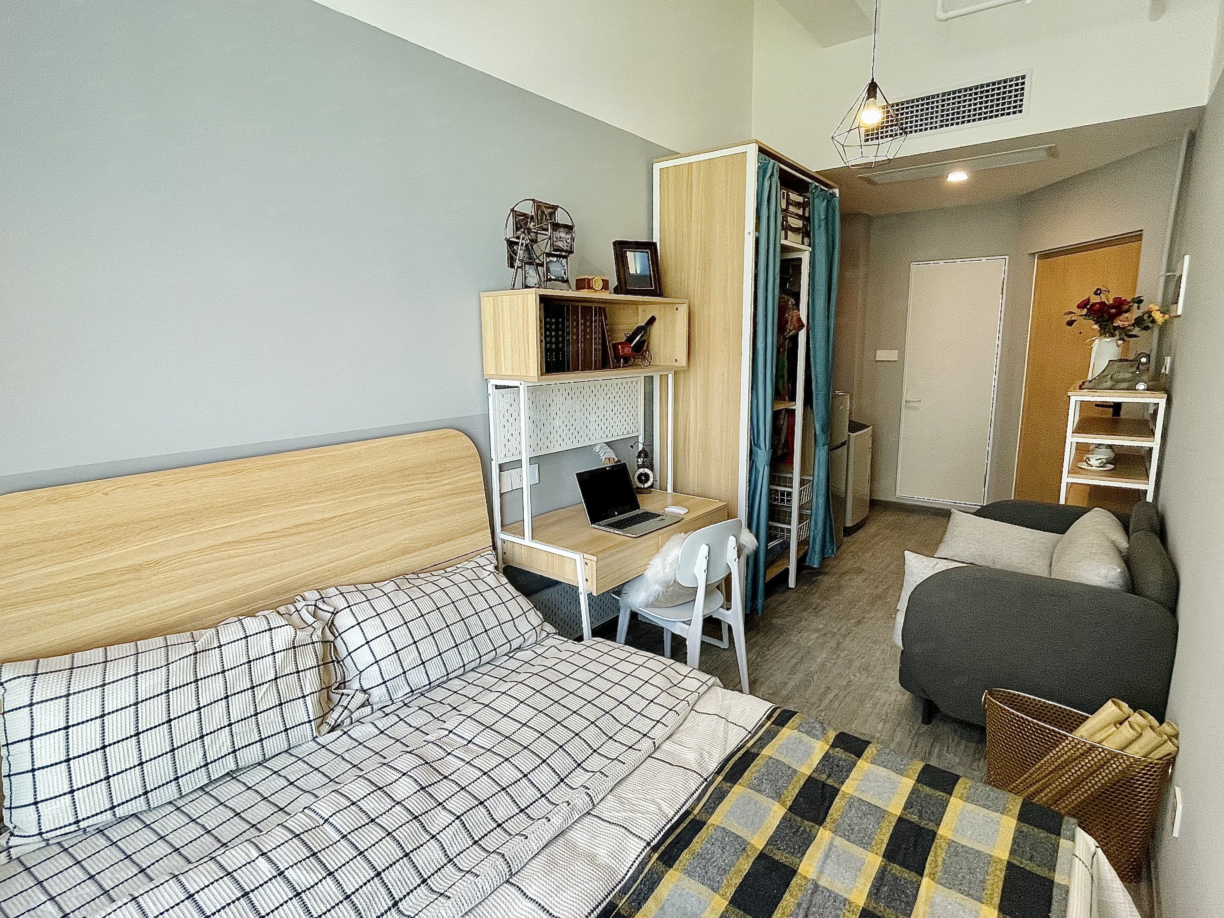 独栋|押一付一 临天拖地铁六号线 熙悦汇 全朝南 阳光舒适一室厅卫