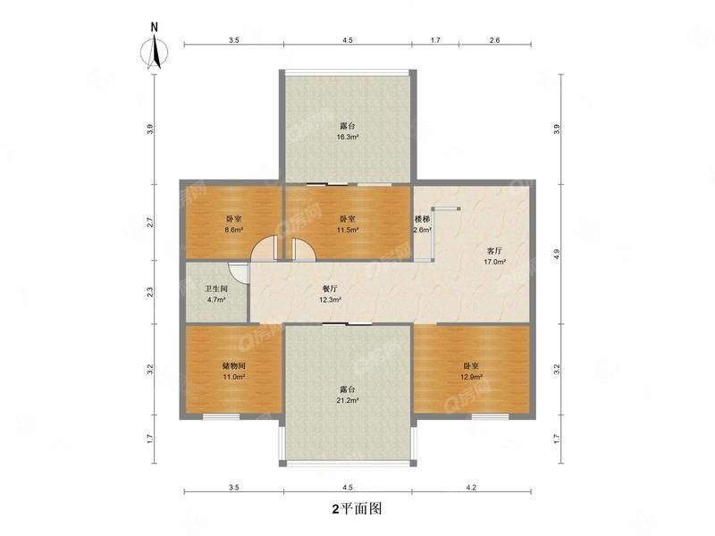 站塘新村3室3厅1卫97.05㎡南72万