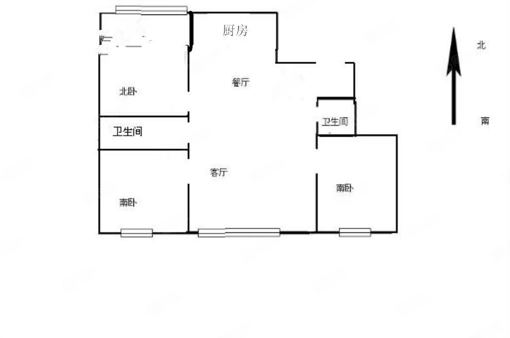 示范和平家园3室2厅2卫134.06㎡南北92万