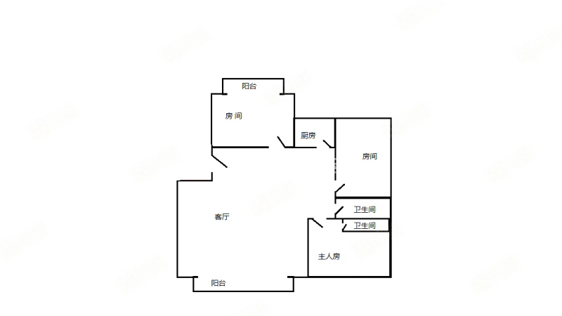 世纪新城(长洲区)3室2厅2卫113㎡南北48万