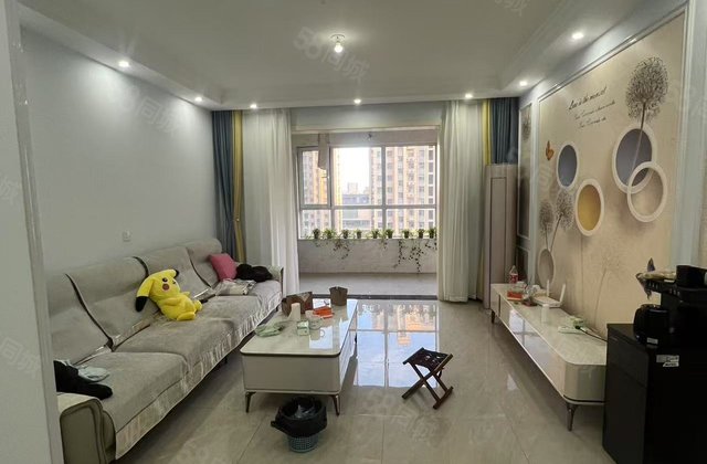 开发区星美城市广场精装3室带车位储藏室一梯2户总层高18