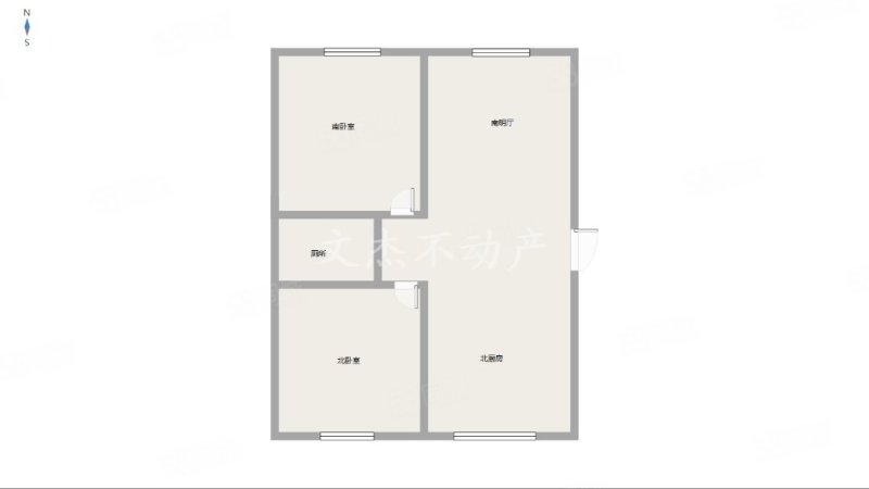 马德里皇家花园2室2厅1卫100.45㎡南北59.8万