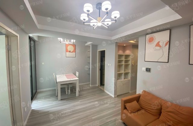 新湖明珠城(一期)1室2厅57.61㎡388万二手房图片