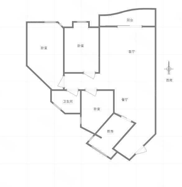 泰正花园3室2厅2卫113㎡东96万