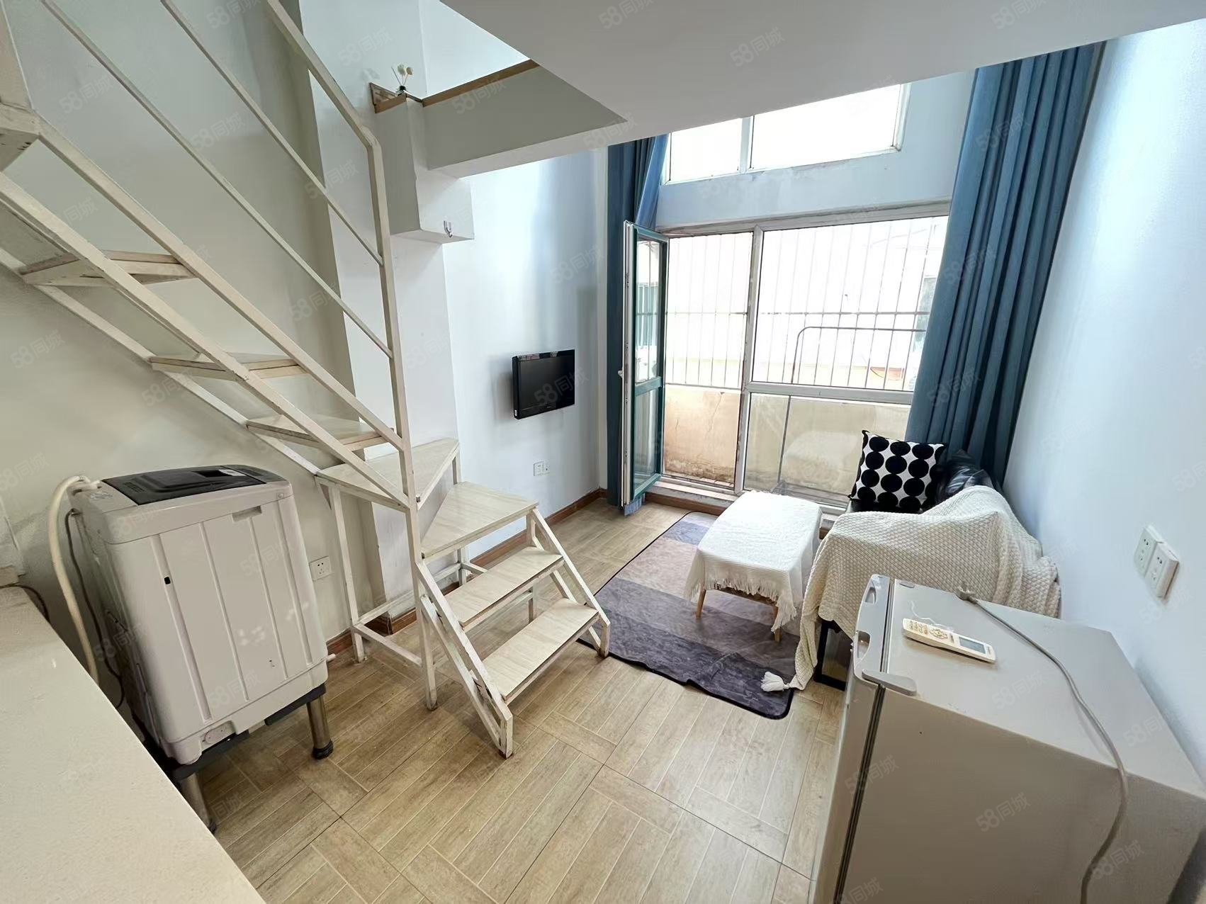 整租｜民用水电loft 实拍图 有电梯 可月付 能做饭 包物业