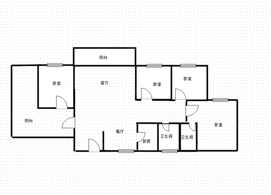 嘉园小区4室2厅2卫116㎡东南128万