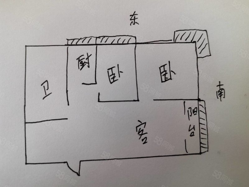 宾江佳苑2室1厅1卫92㎡东南57万