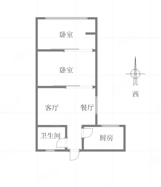 港城静园2室2厅1卫47㎡东南48万