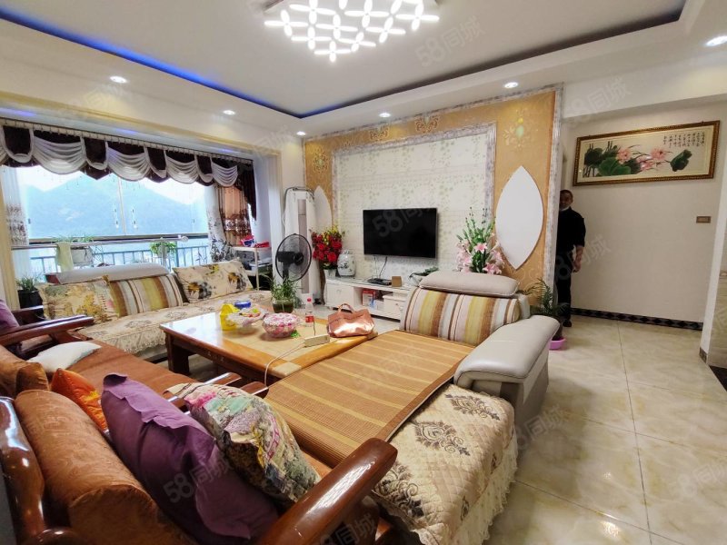 精装3房2卫 拎包入住 证齐可按揭,锦江御都-铜仁58同城